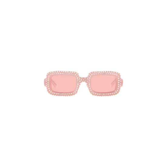 Okulary Słoneczne Miu Miu Miu Miu Eyewear Kolekcja Damskie Różowe Soczewki | DUL054196